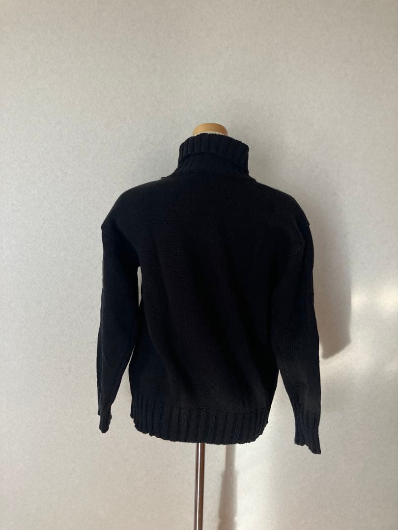 美品 DOLCE&GABBANA ドルガバ ニット タートルネック 黒 ブラック