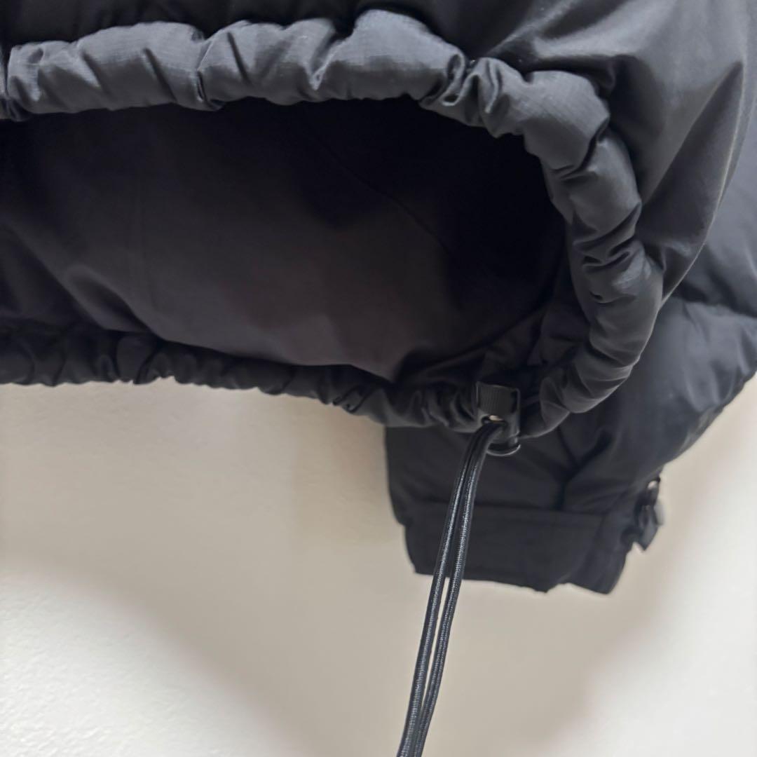 人気✨90's ザノースフェイス　ダウンジャケット　ヌプシ　L ブラック　刺繍