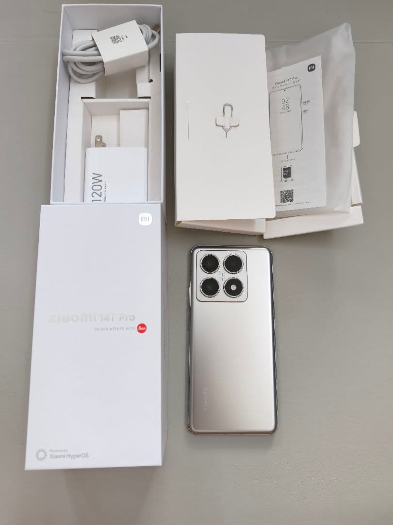Xiaomi 14tpro 256 チタングレー 国内版 SIMフリー