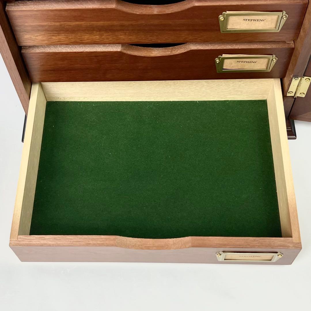 小物入れ STEPHENS' 1936 Letter Case Box Vintage