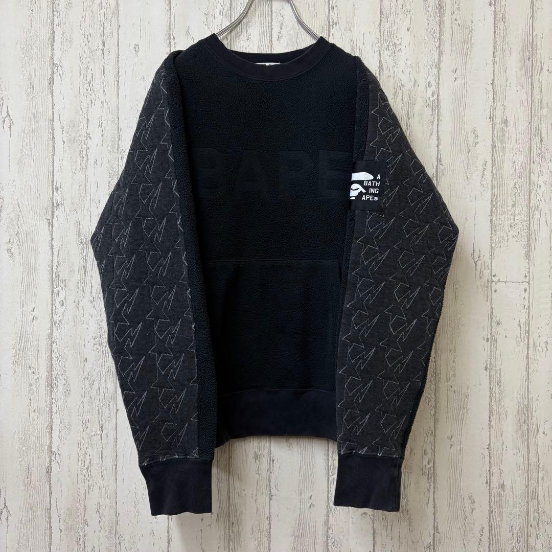【激レア】A BATHING APE スウェット　トレーナー　フリース　ベイプ