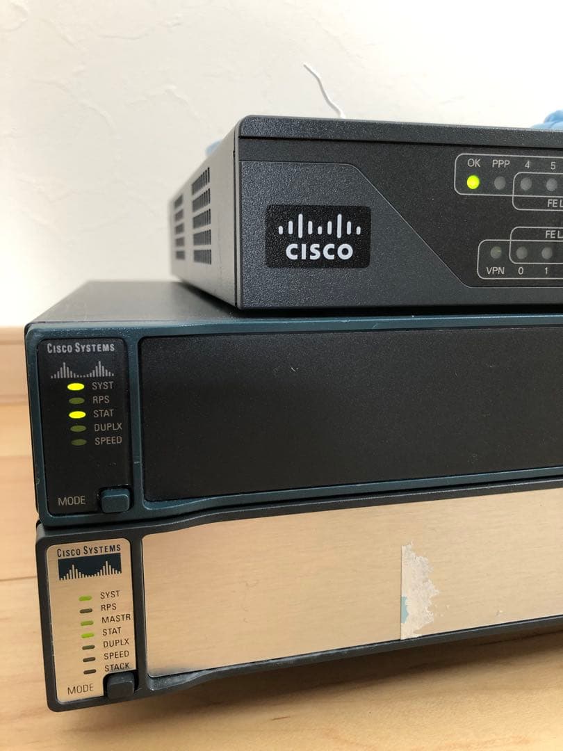 【CCNA、CCNP】ルーター、Cisco L3、L2スイッチ2960色々