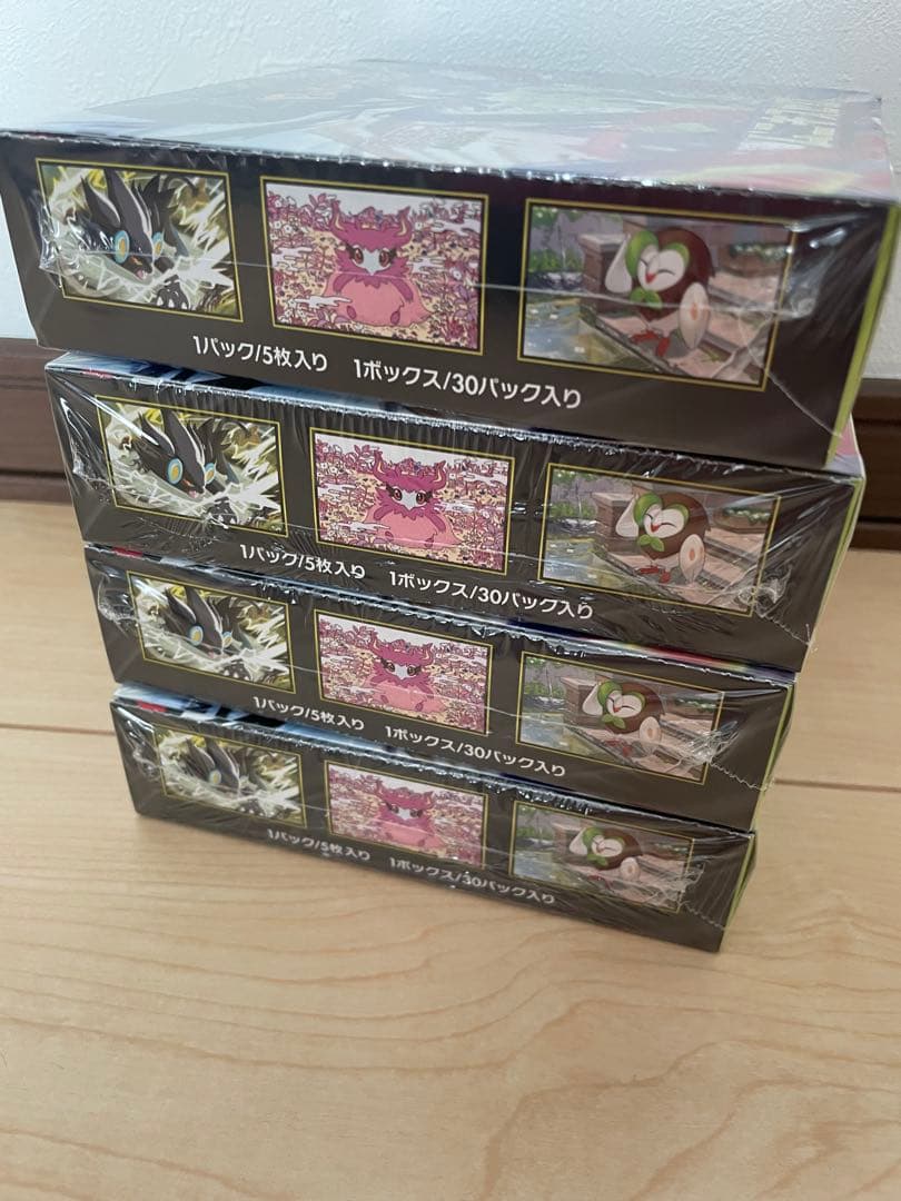 【新品未開封】ポケモンカードゲーム ムニキスゼロ　新品未開封BOX シュリンク付