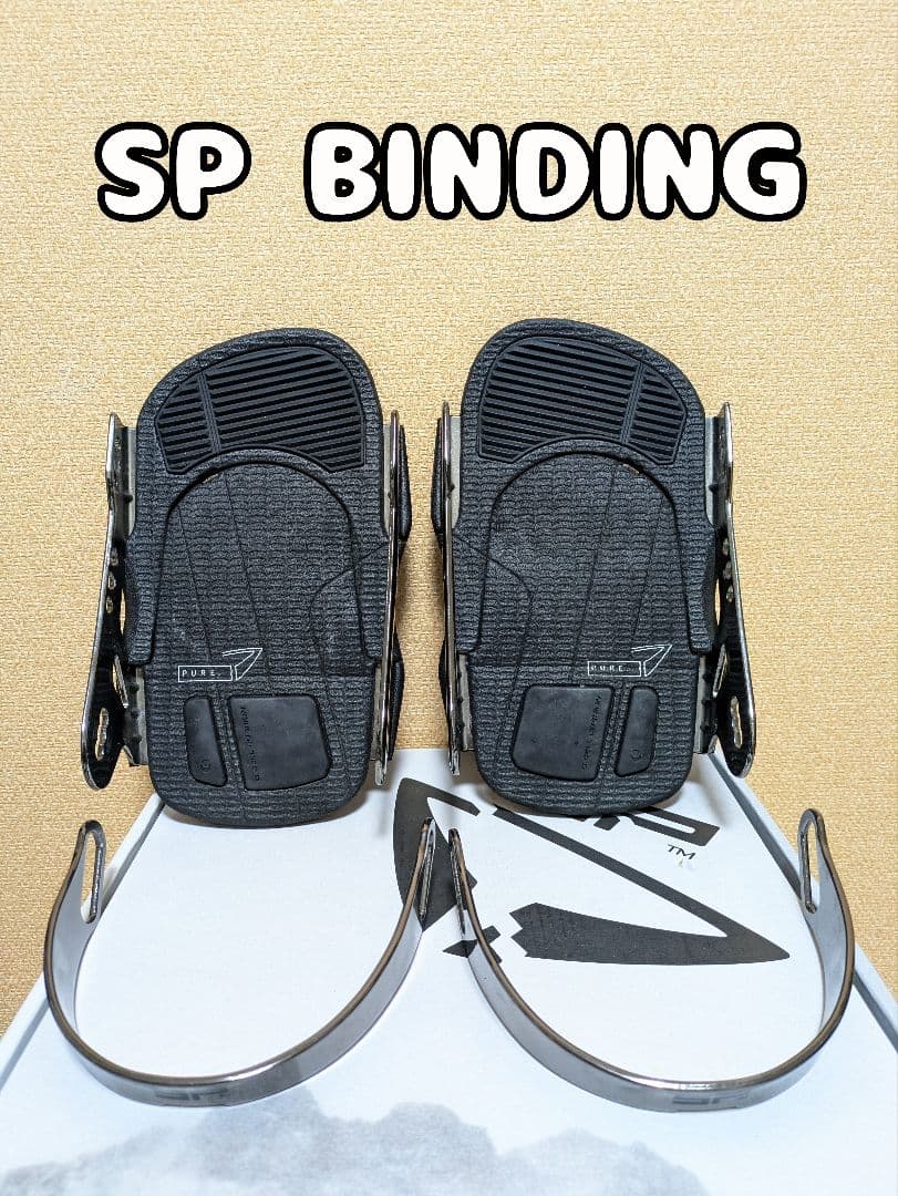 SP sLAB PURE 24-25 S ベースプレートとヒールカップ左右セット