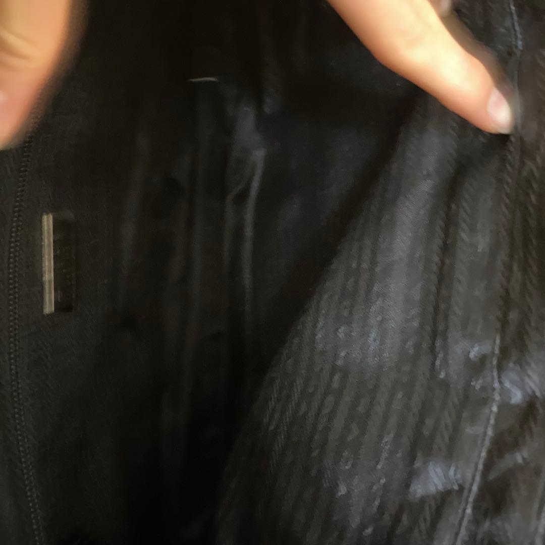 90s PRADA ブラック ビジネスバッグ old プラダ