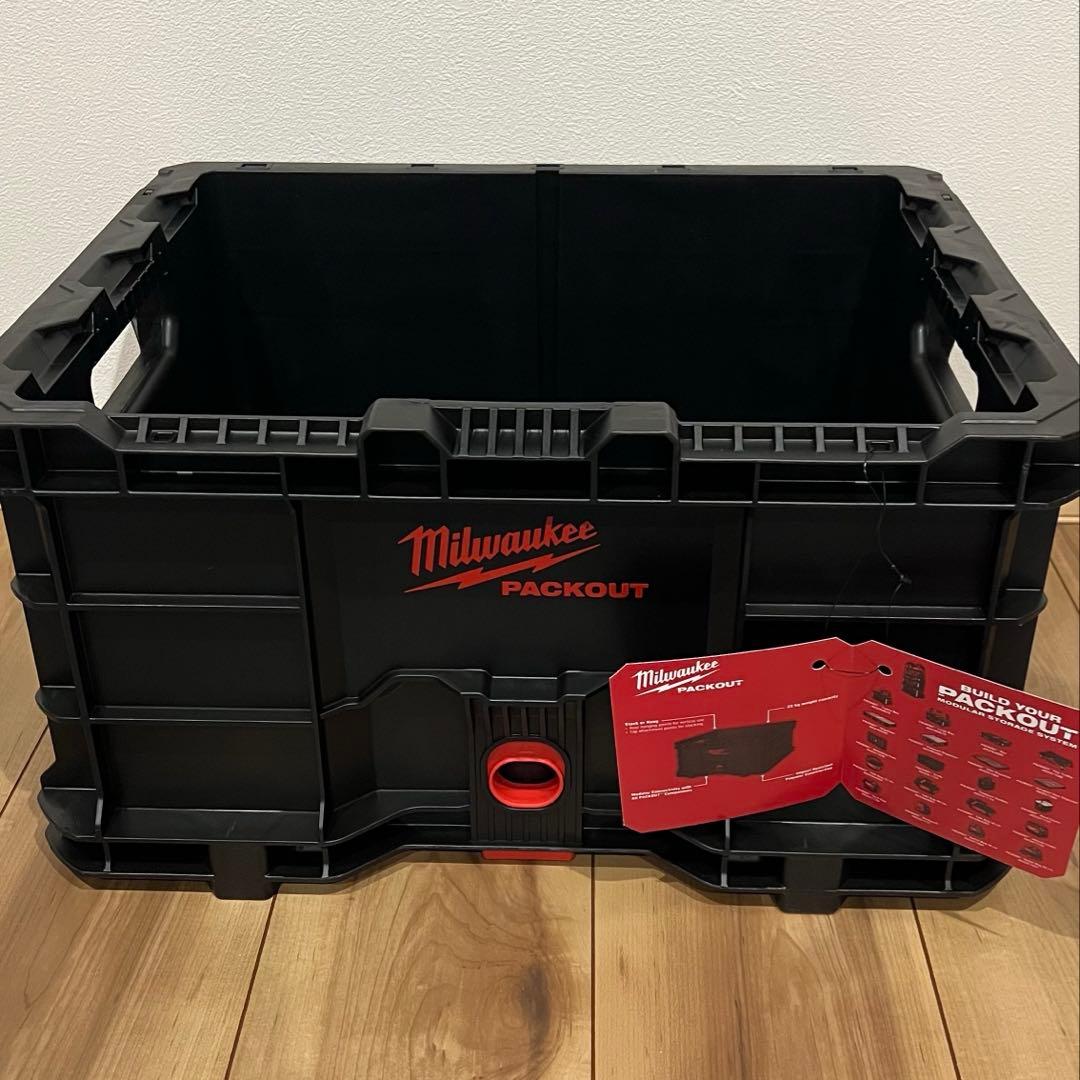 新品 UK仕様　ミルウォーキー パックアウト コンテナ ブラック