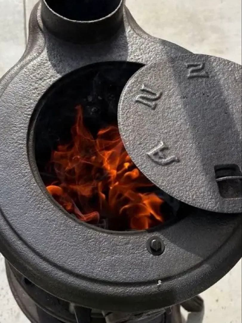 【年代物極美品】鋳物ダルマストーブ^_^