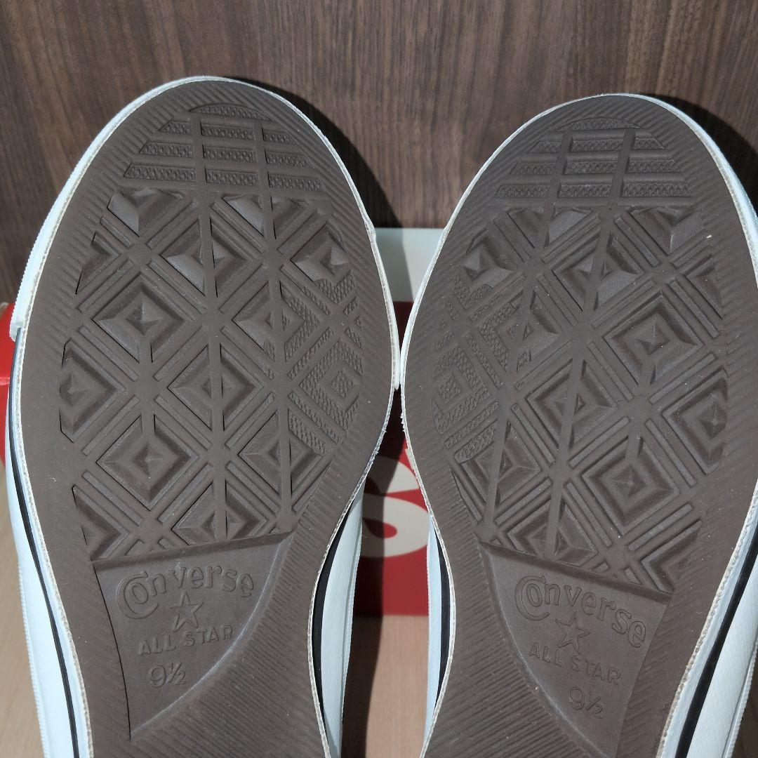 【US9.5】ワンスター　　黒×白　レザー　one star ALL STAR