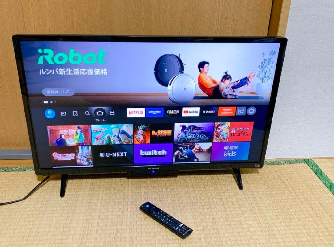 フナイ32型スマートテレビ Android搭載／地上波BSCS 2024年