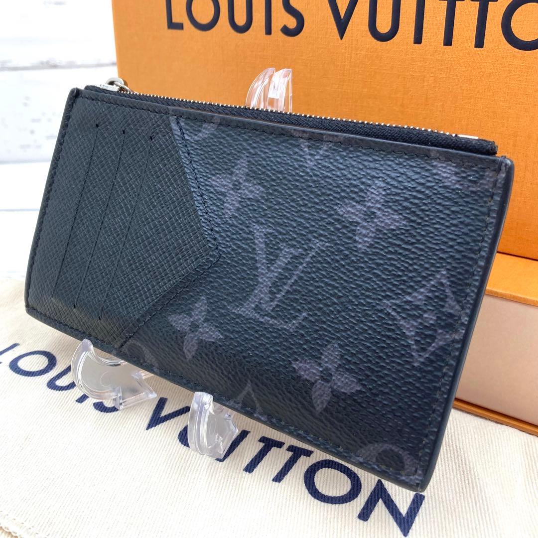 【美品】ルイヴィトン モノグラム エクリプス カードホルダー IC搭載