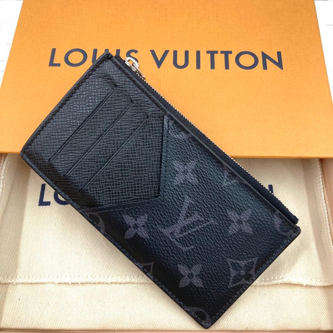 【美品】ルイヴィトン モノグラム エクリプス カードホルダー IC搭載