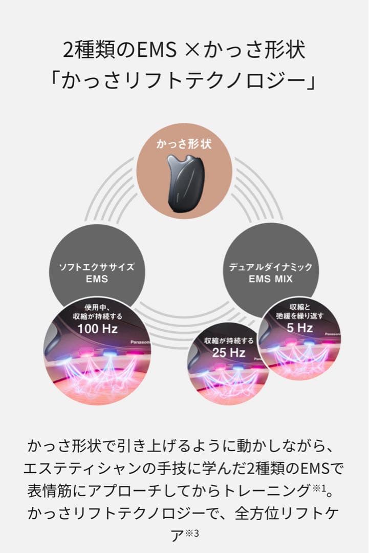 Panasonic 美顔器 バイタリフトカッサ
