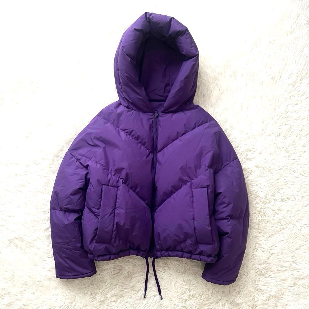 ドゥーズィエムクラス別注 イヴサロモン フードダウンジャケット パープル