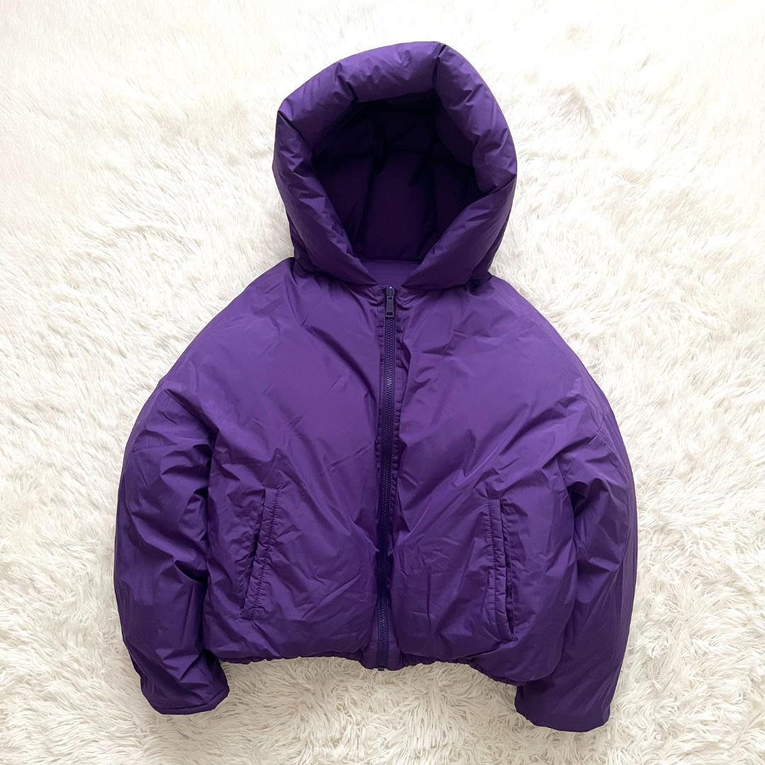 ドゥーズィエムクラス別注 イヴサロモン フードダウンジャケット パープル