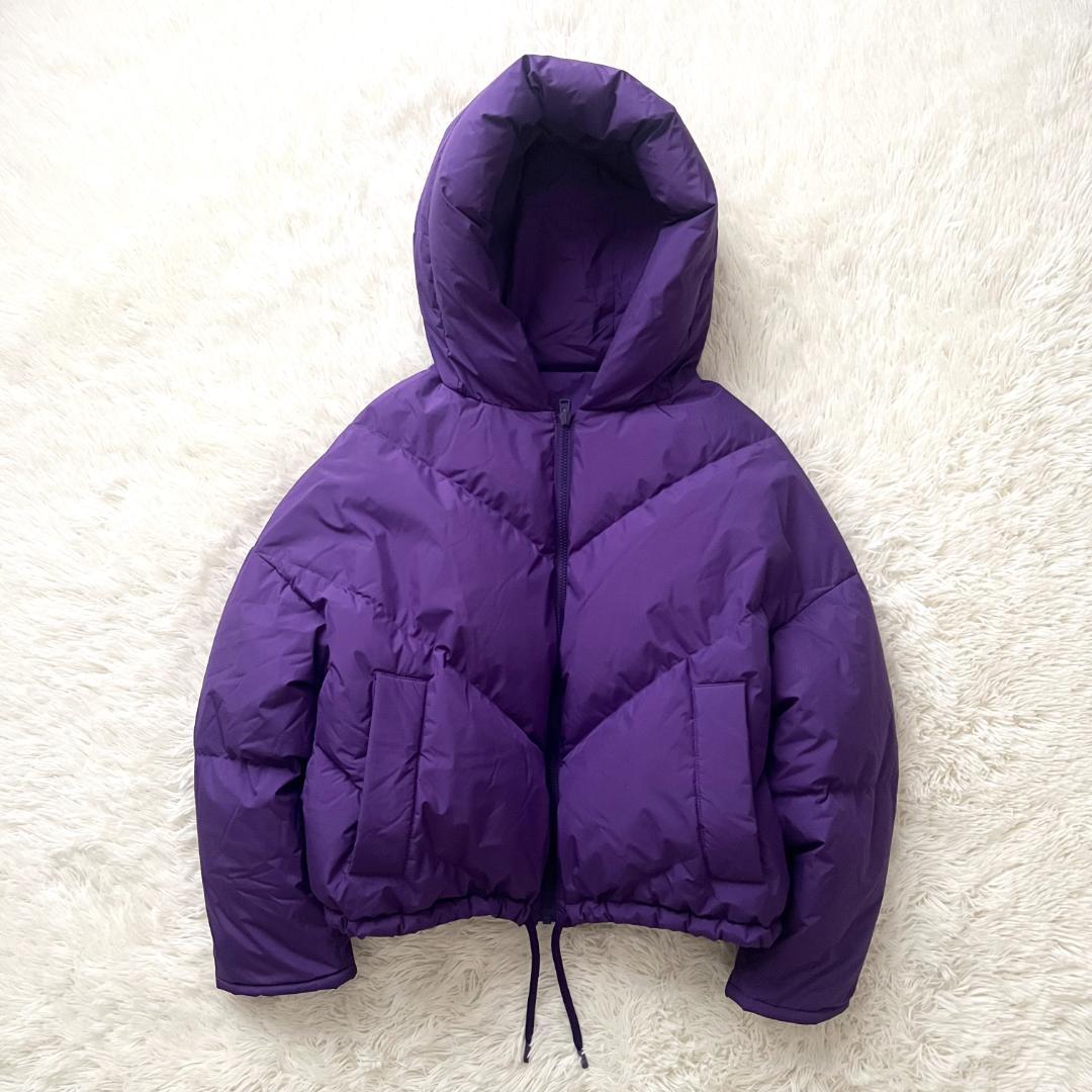 ドゥーズィエムクラス別注 イヴサロモン フードダウンジャケット パープル
