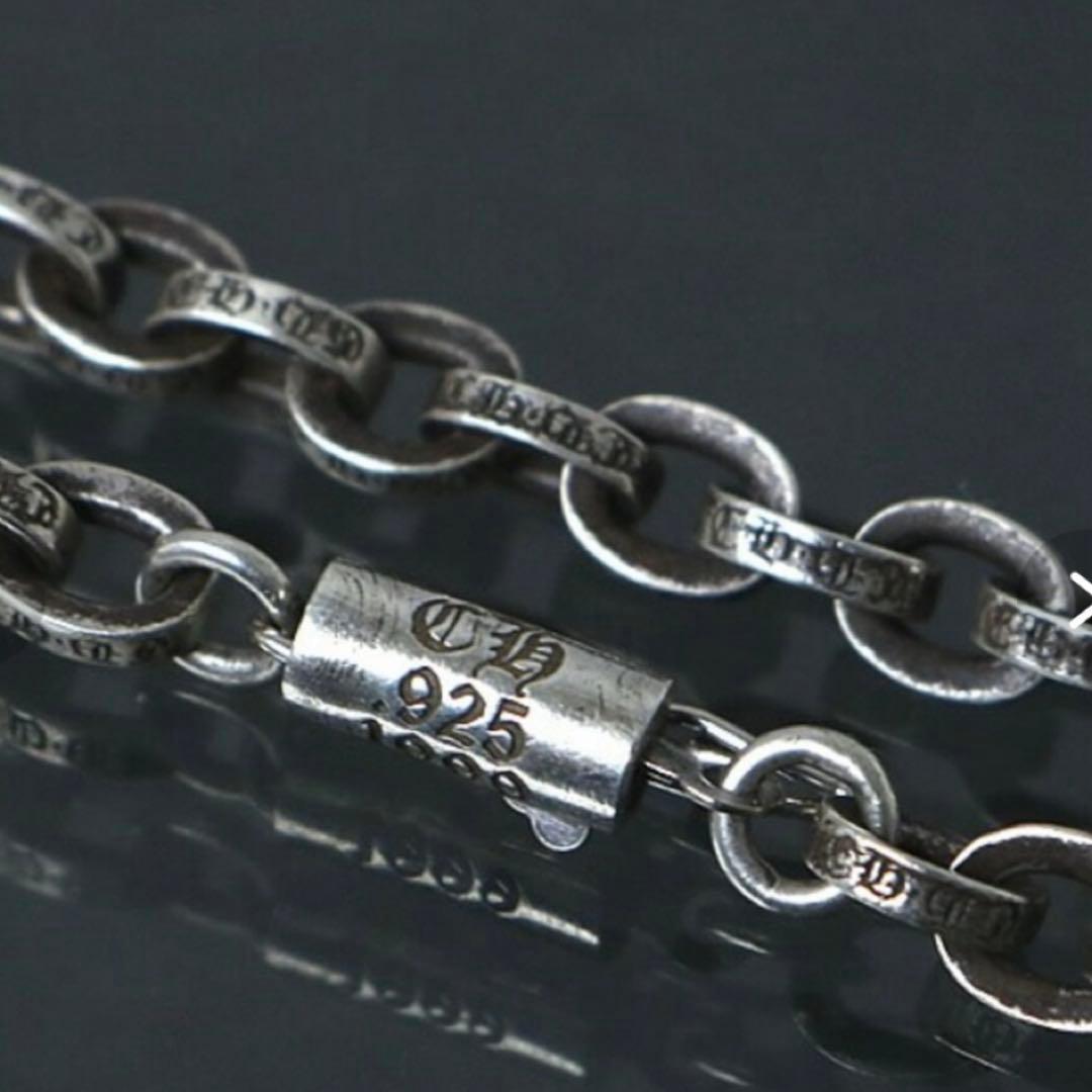 新品未使用　ペーパーチェーン　20インチ　クロムハーツ　国内購入　シルバー