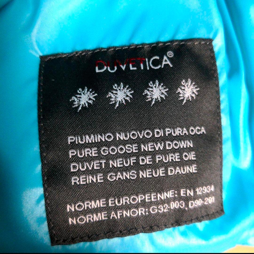 cw1 DUVETICA ダウンベスト 水色 ラクーンファー サイズ40