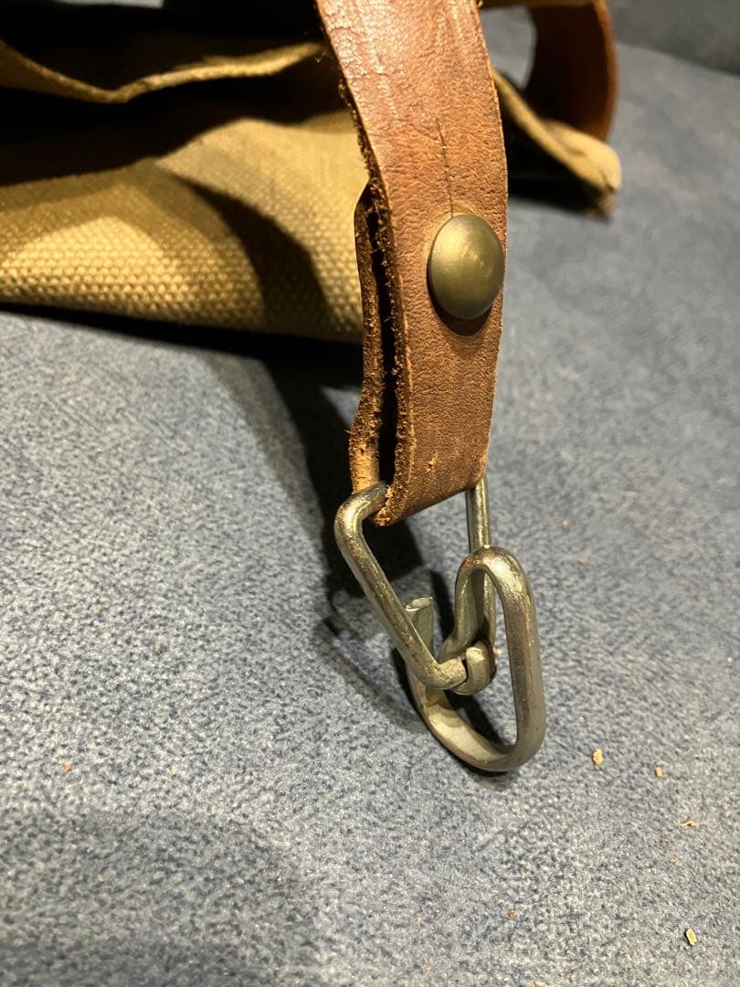 日本軍 三十年式装備対応 幅広帆布帯革 Dカン付き ヴィンテージ