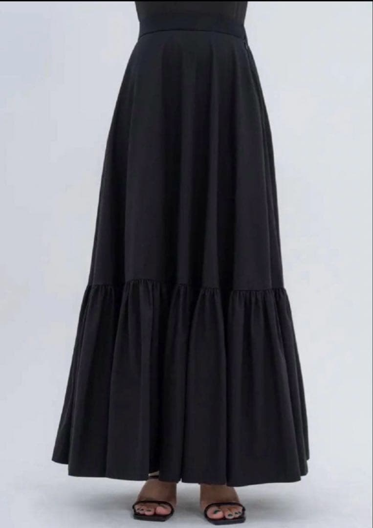 SR SHEER LAG SKIRT ブラック