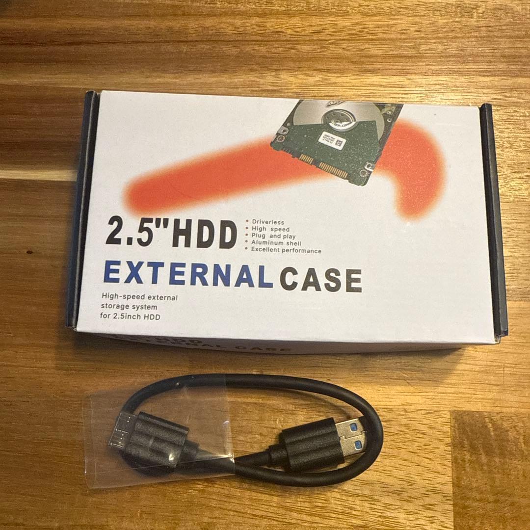 Crucial BX500 2.5 SSD 1000GB + 外付けケース