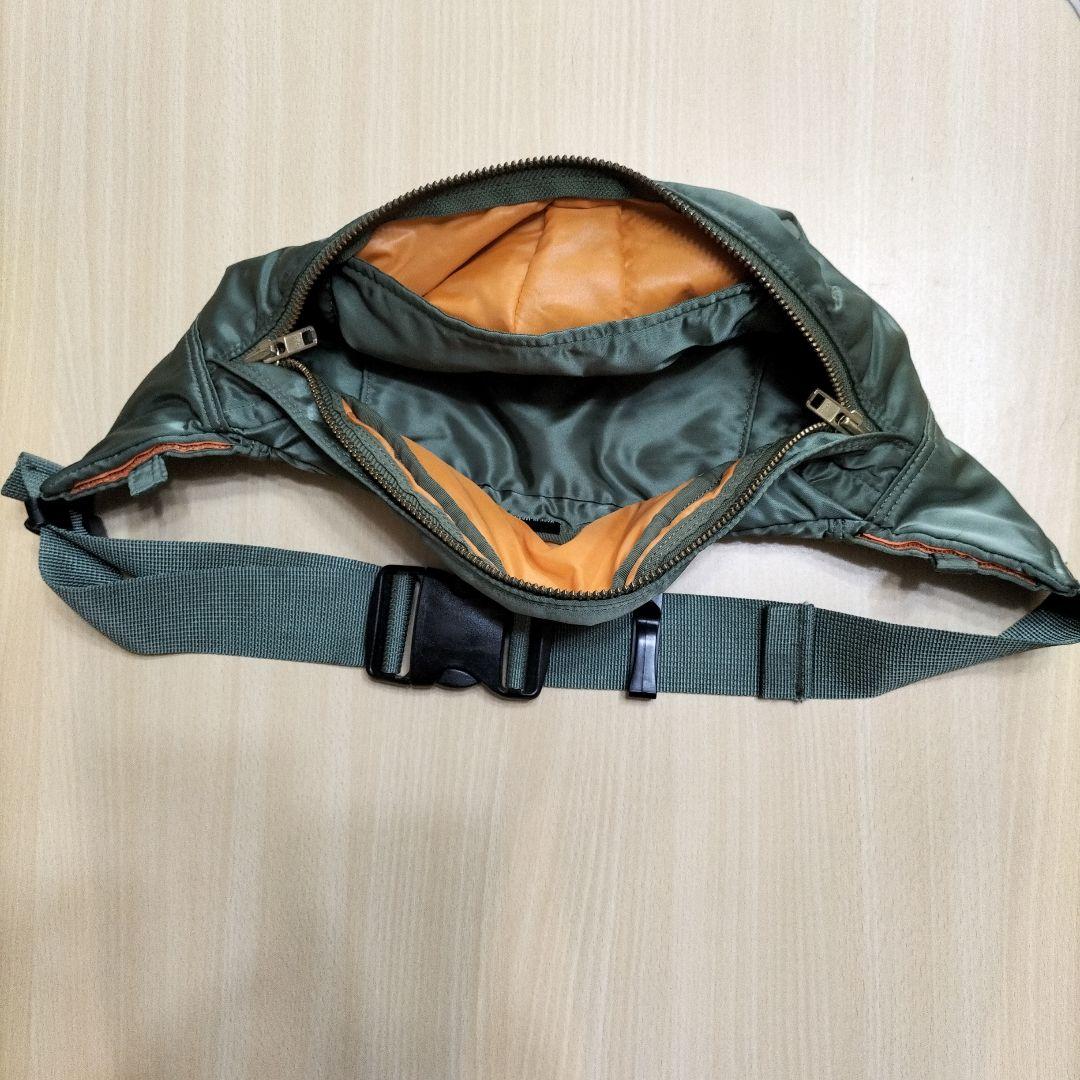 PORTERのTANKER オリーブグリーン ボディバッグ・ウエストポーチ