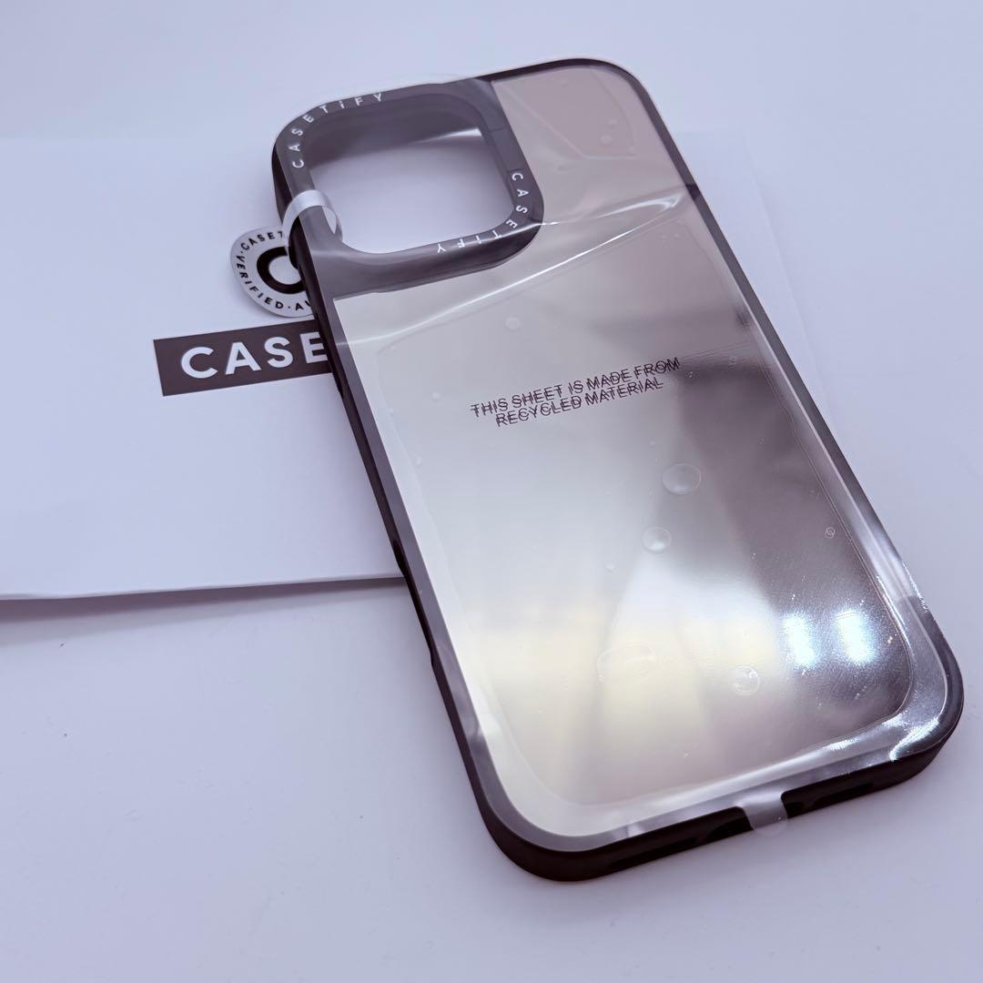 新品 CASETiFY ミラーケース iPhone 16 Pro maxスタンド