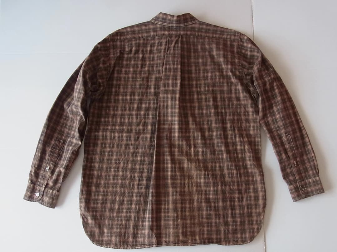 THE CORONA UTILITY／プルオーバーチェックB.Dシャツ コロナ