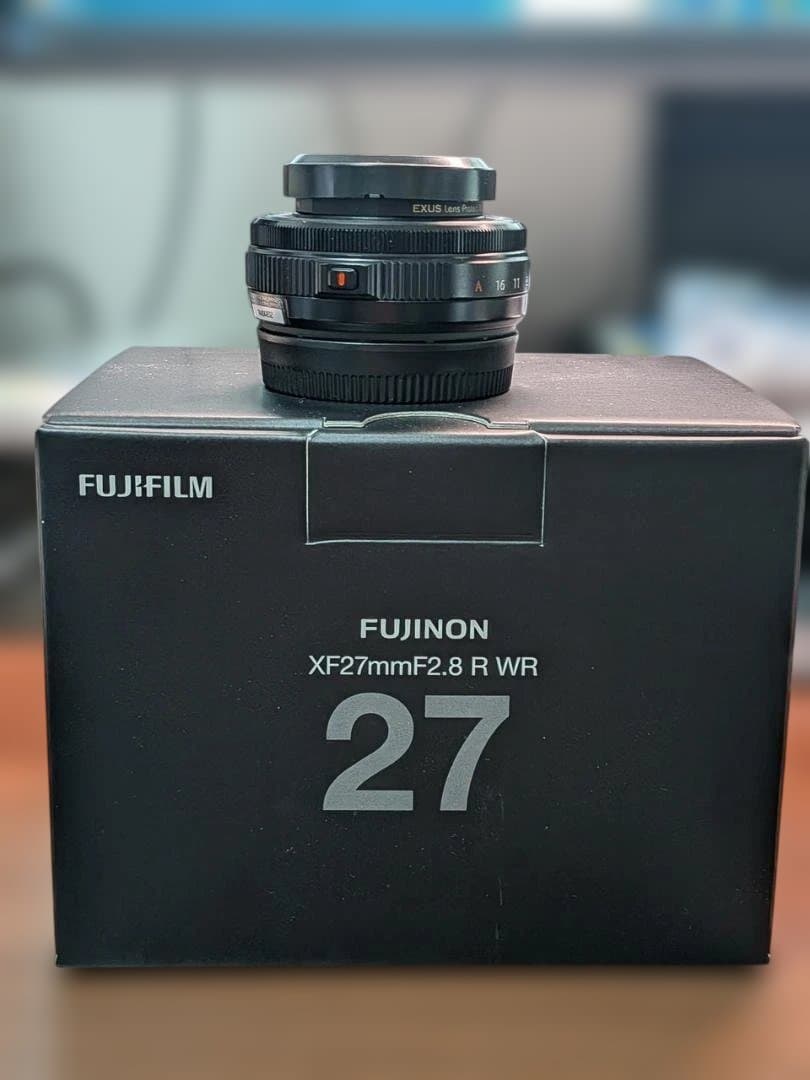 美品 FUJIFILM XF27mmF2.8 R WR レンズ
