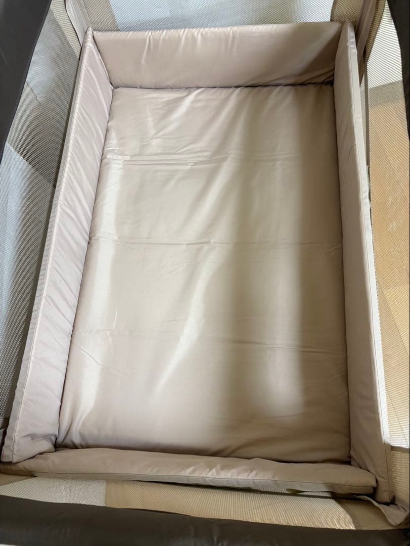 アップリカ　Aprica 折り畳み ベビーベッド ココネル ブラウン