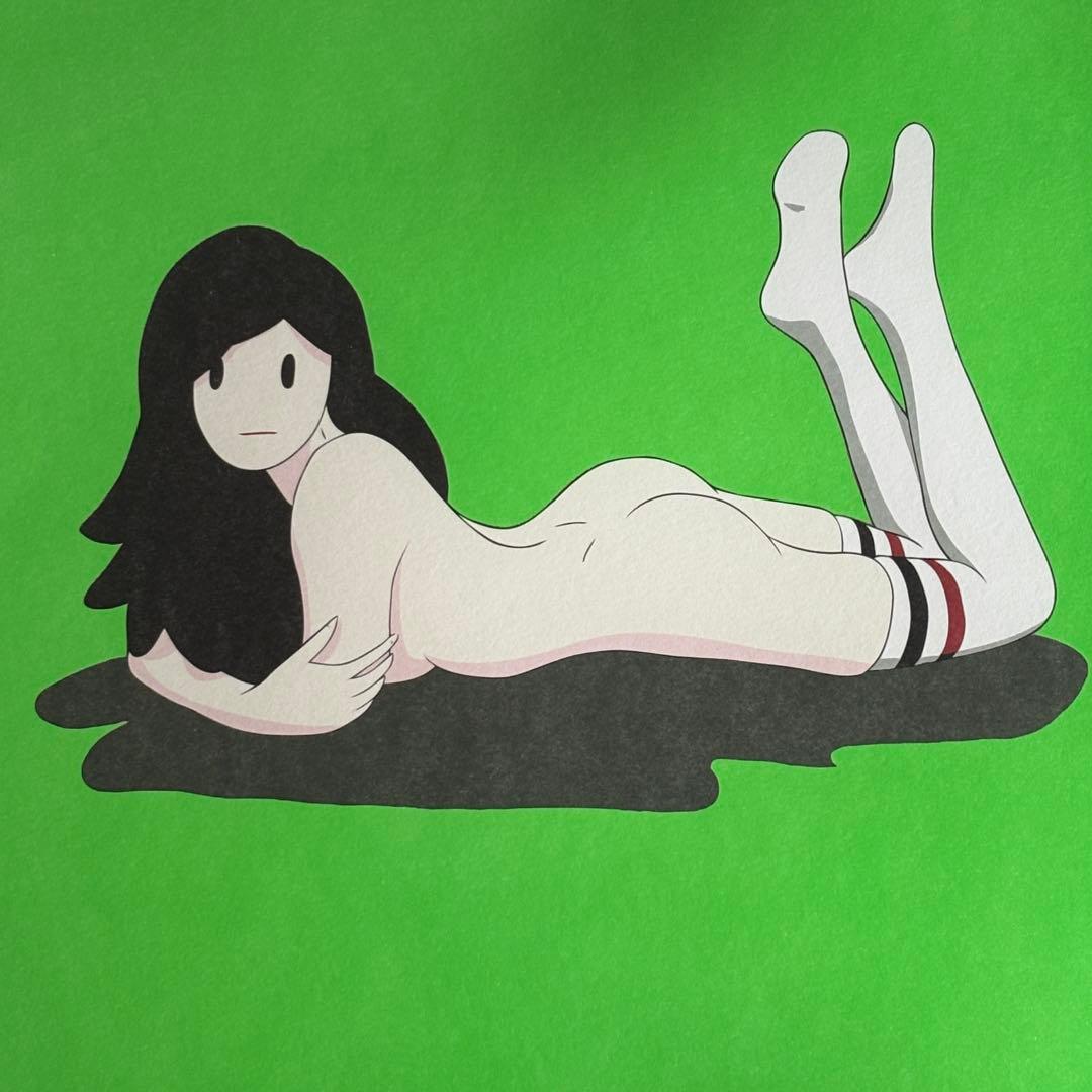 天野タケル 直筆サイン入り／NEON GREEN『Venus』複製原画