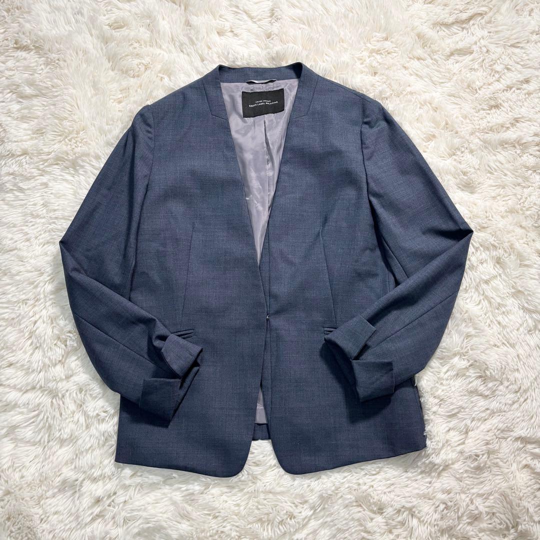 マミー♡様グリーンレーベルリラクシング パンツスーツ ストレッチ 洗える 38