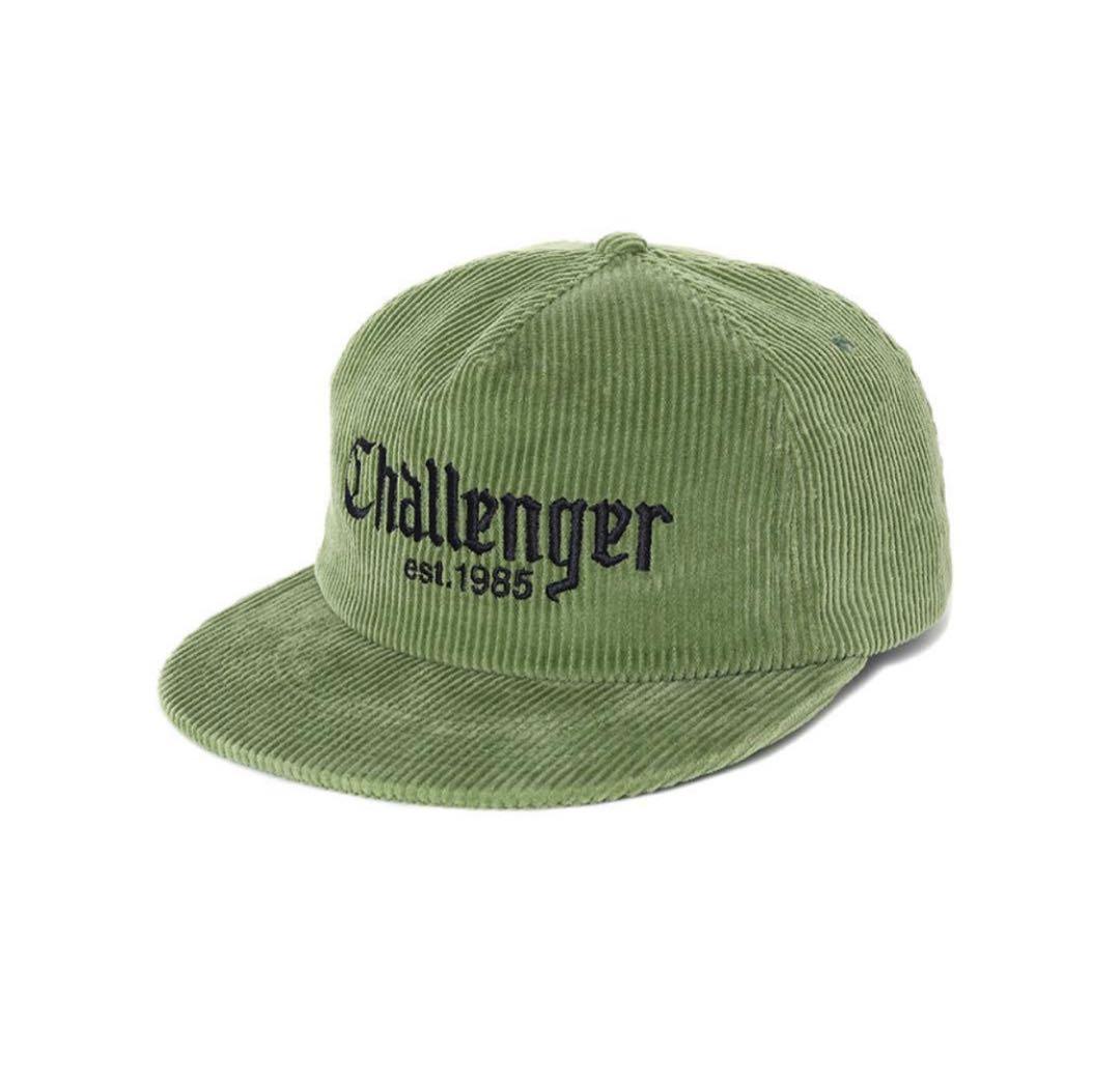 新作 即完売品Challenger コーデュロイキャップ グリーン