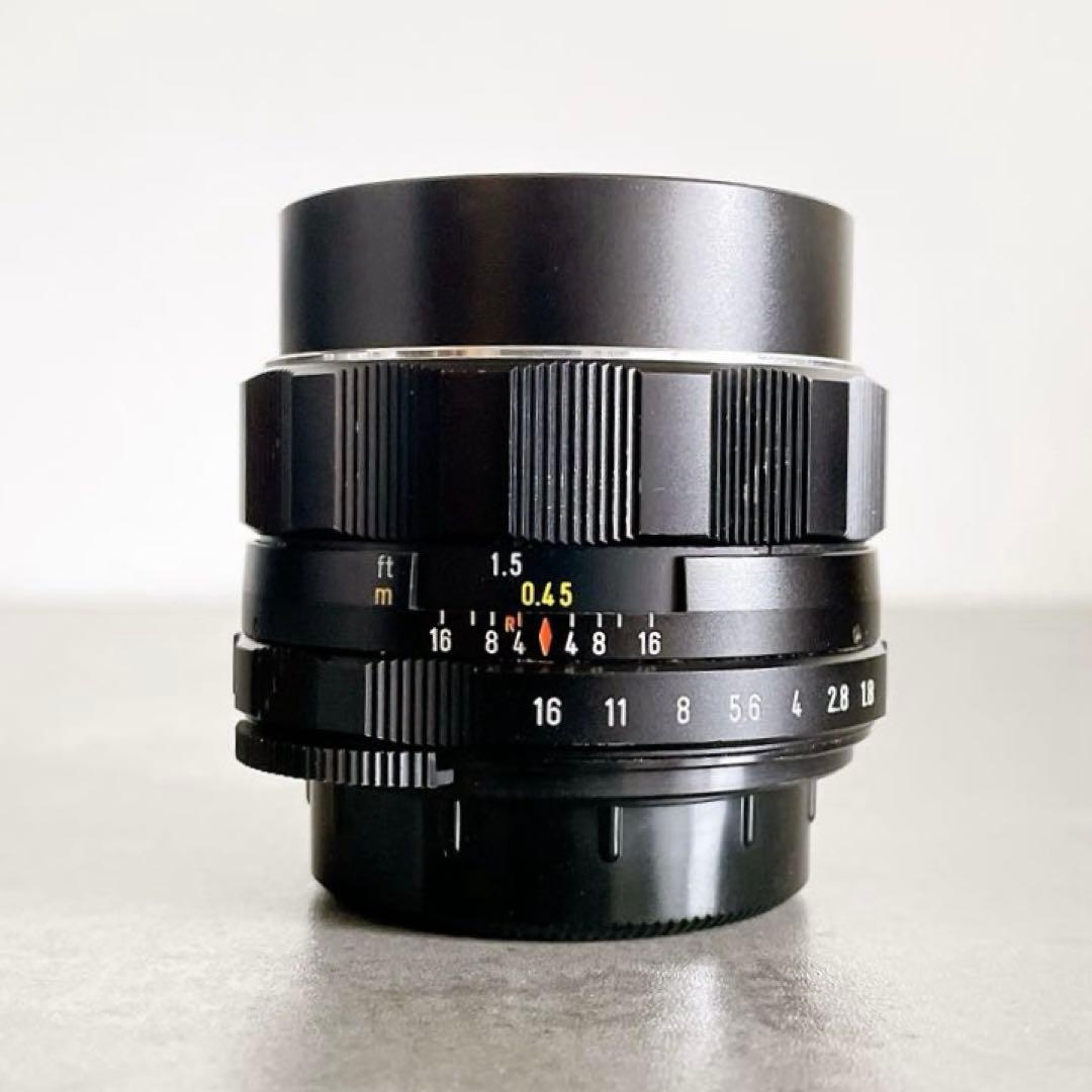 【美フレア】 スーパータクマー 55mm f1.8 M42光学美品 整備済