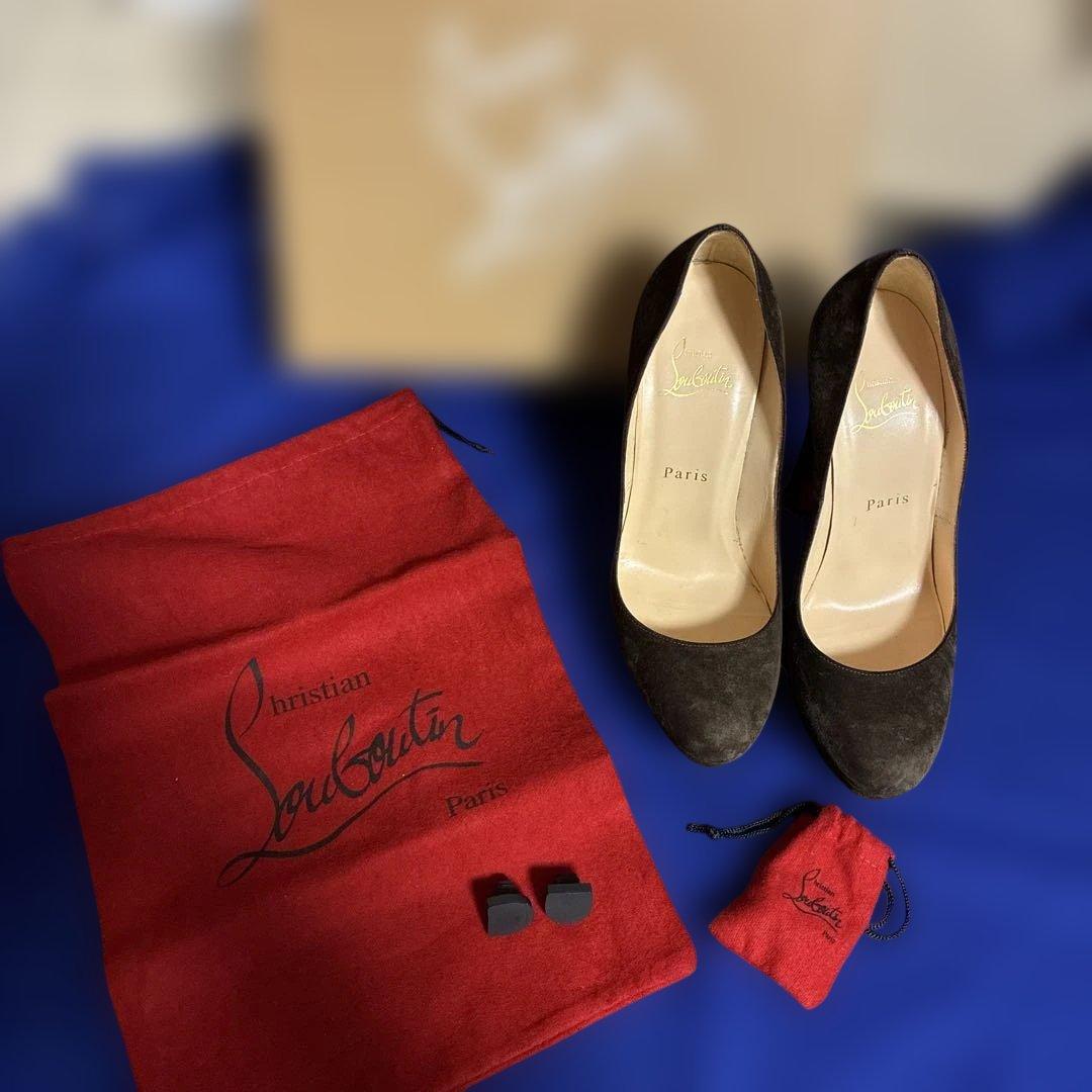 Christian Louboutin ハイヒールパンプス ブラウン