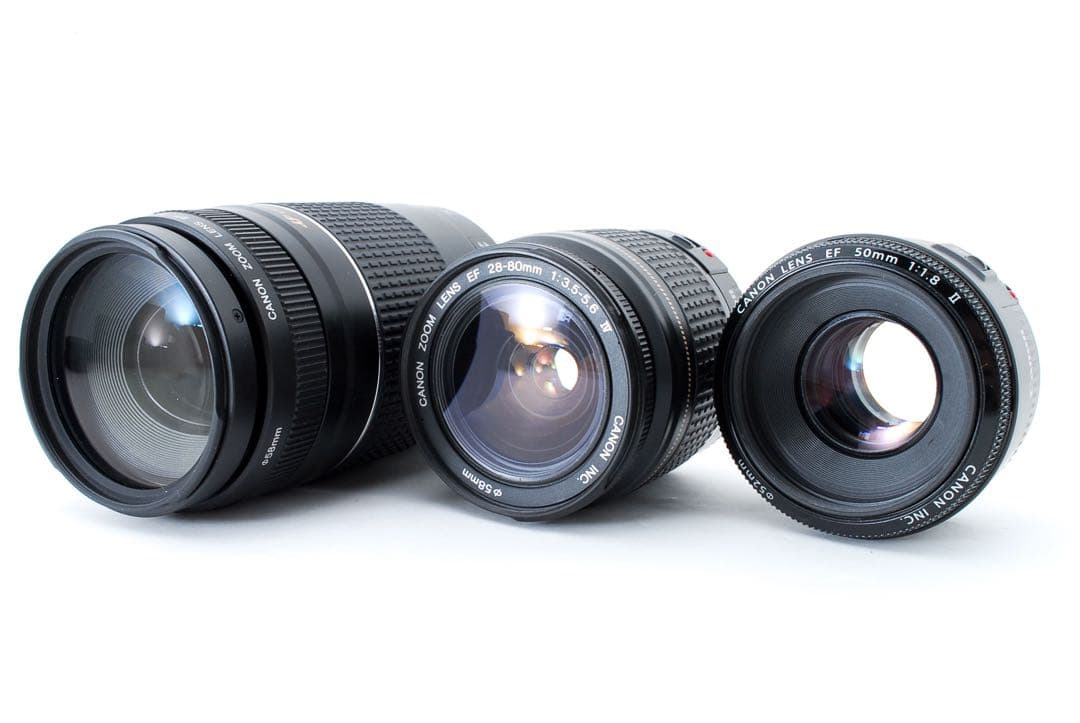 Wi-Fi動画canon kiss x10標準&望遠&単焦点トリプルレンズセット