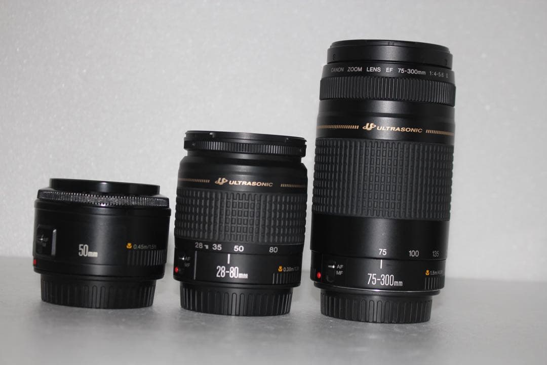 Wi-Fi動画canon kiss x10標準&望遠&単焦点トリプルレンズセット