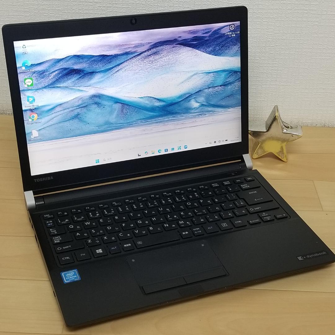 期間限定 小型 SSD Win11 DVD再生可 ノートPC 東芝 (E3133