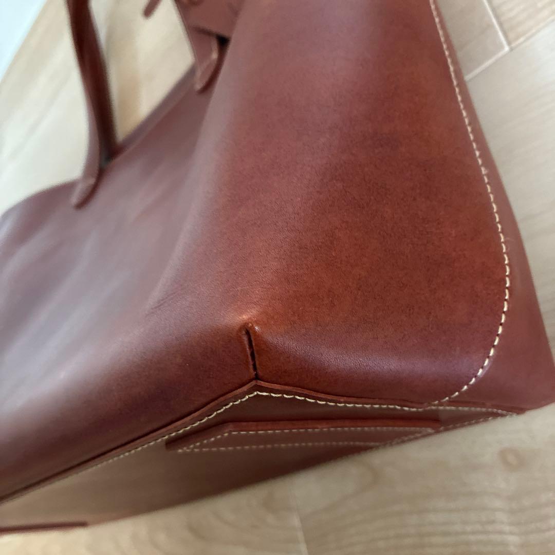 土屋鞄　ディアリオラージトート　数量限定色　ブラウン