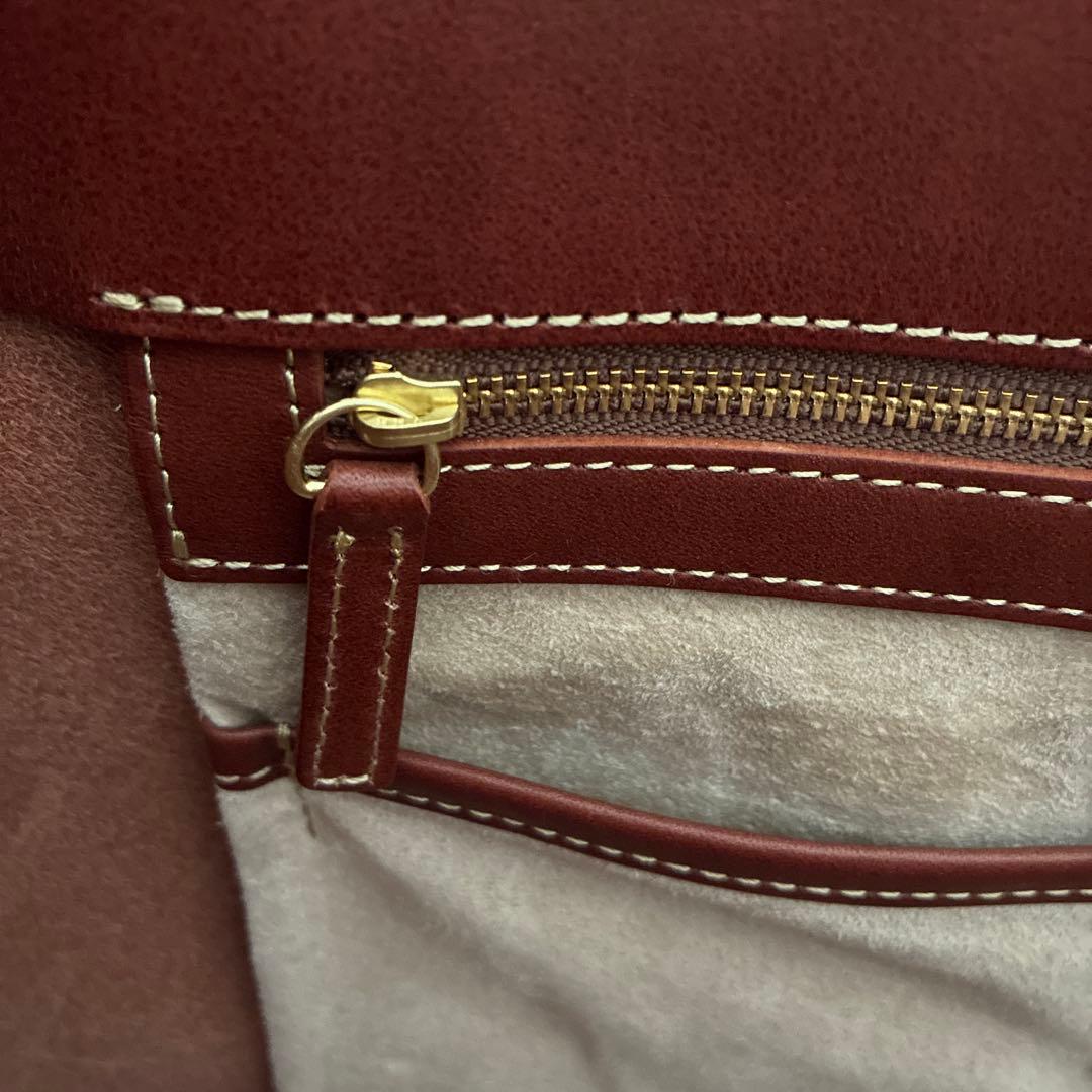 土屋鞄　ディアリオラージトート　数量限定色　ブラウン