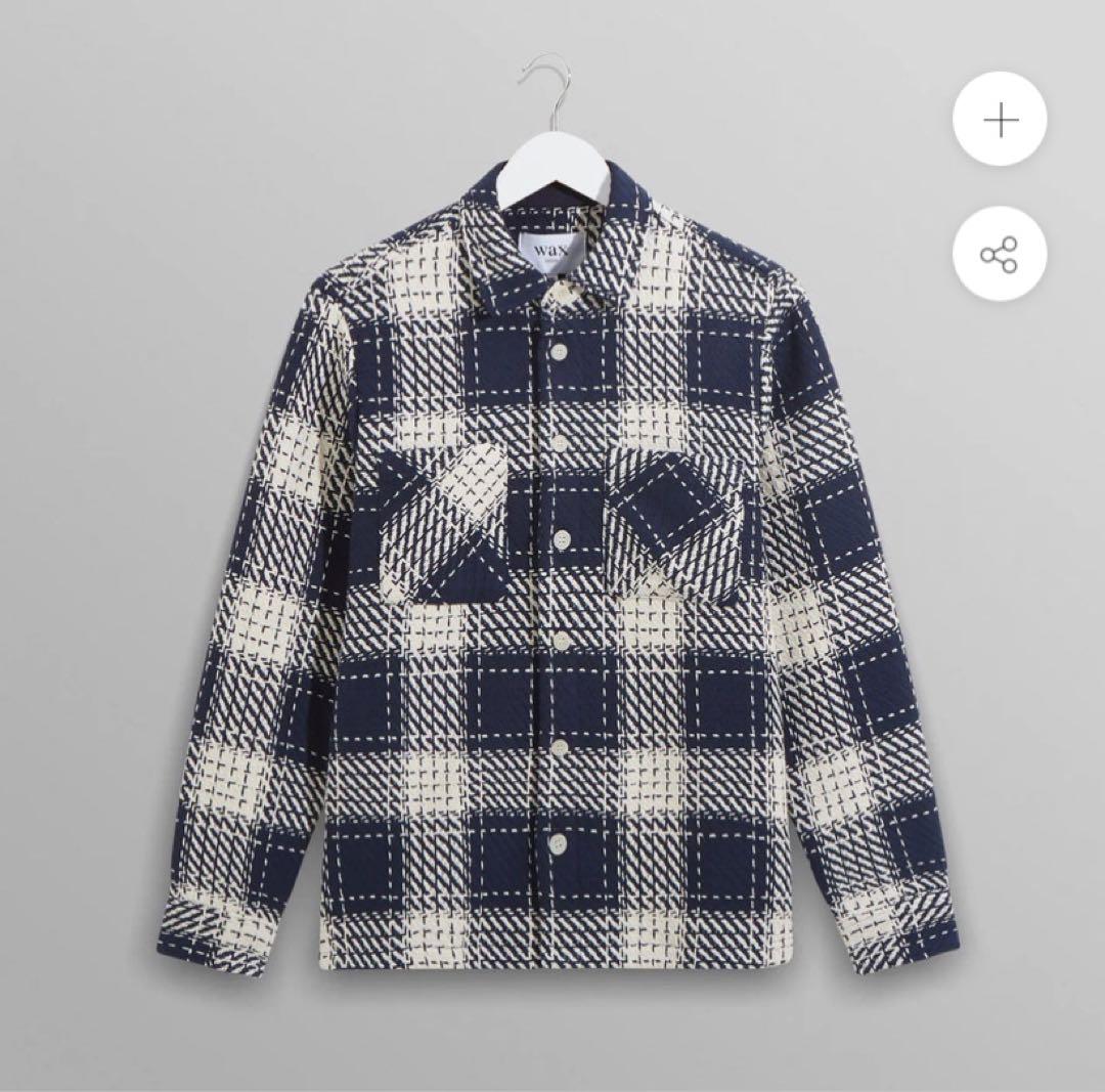 【ワックスロンドン】WHオーバーシャツ｜シャツジャケット　希少　MARINE
