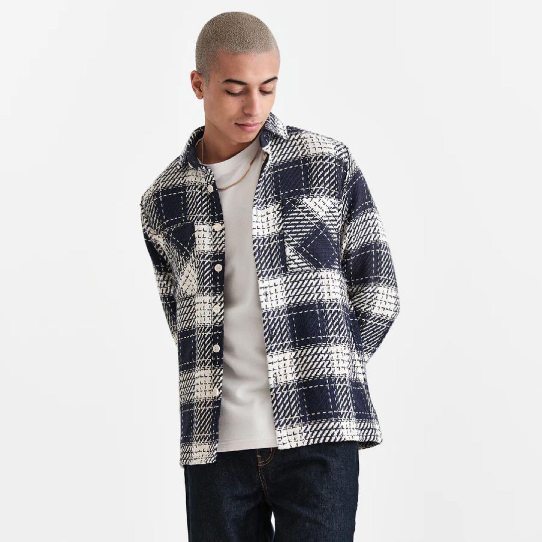 【ワックスロンドン】WHオーバーシャツ｜シャツジャケット　希少　MARINE