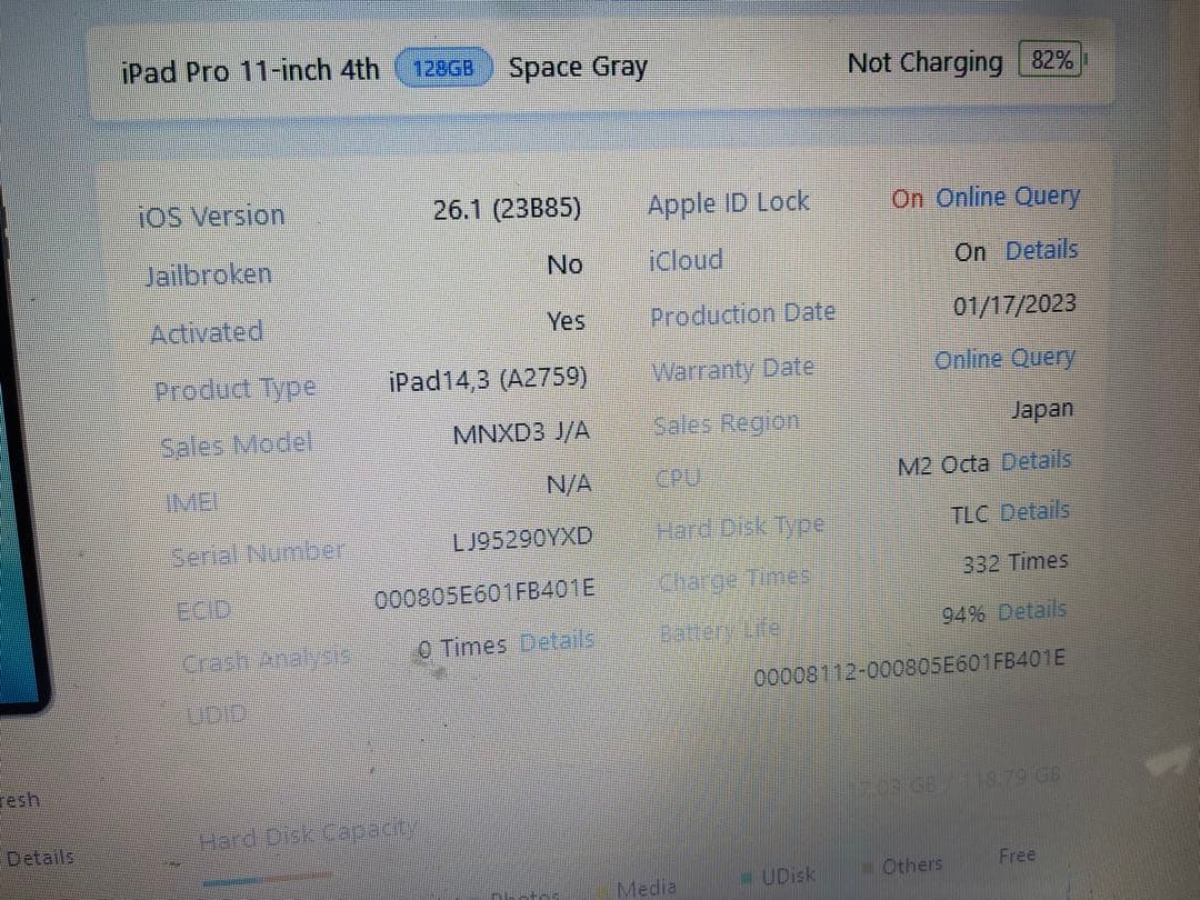 Apple iPad Pro 11インチ第４世代128GB