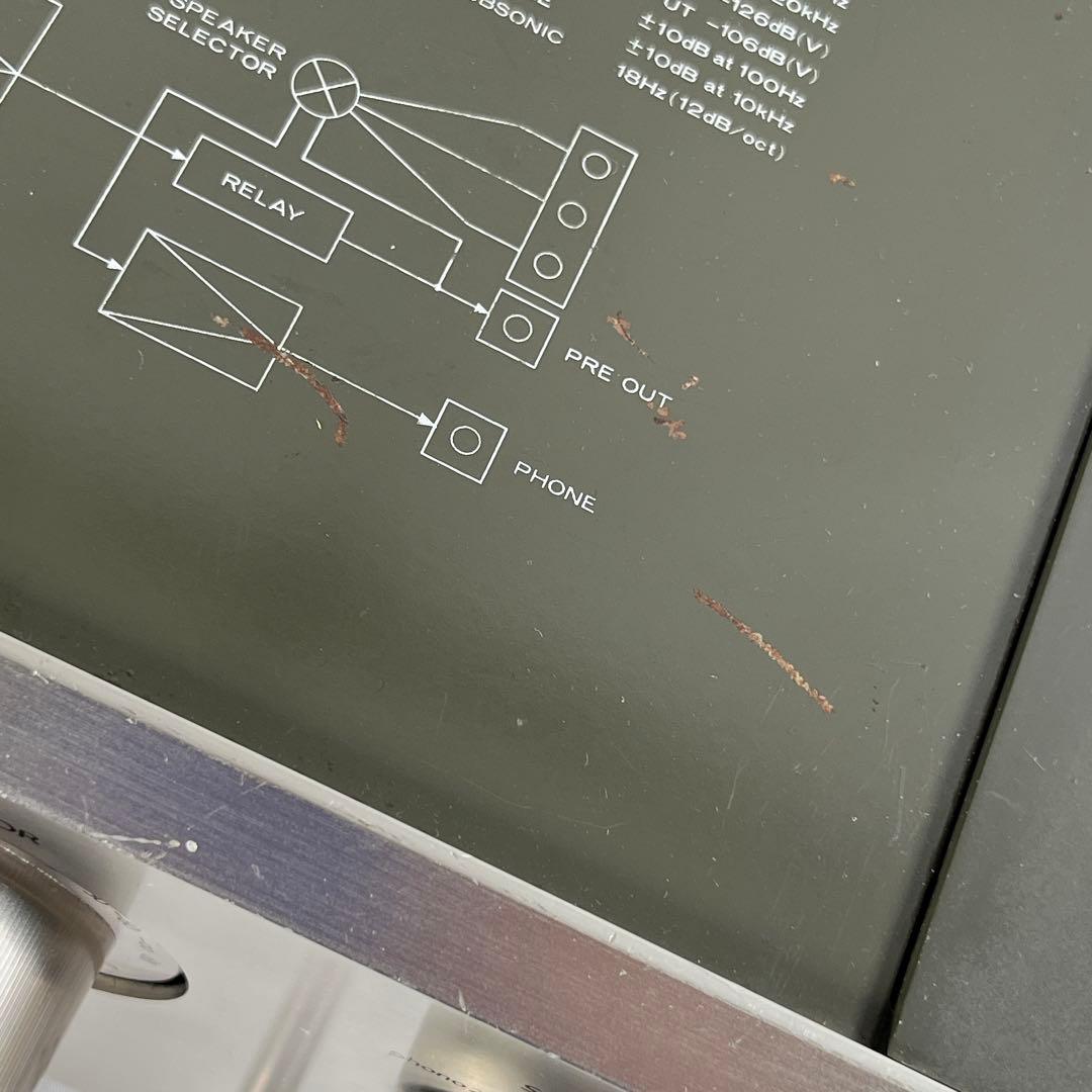 DIATONE DA-P10 プリアンプ ジャンク 電源入らず 修理部品取