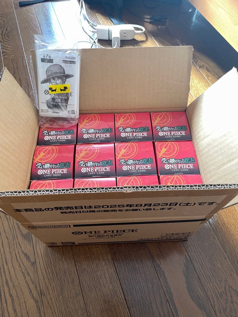 【テープ付き】　ワンピースカード　受け継がれる意志　12ボックス