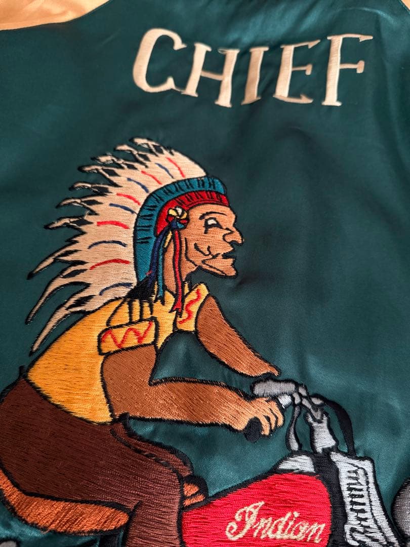 ２面用 テーラー東洋 虎 富士山 和服の女性 日本限定スカジャン vintage