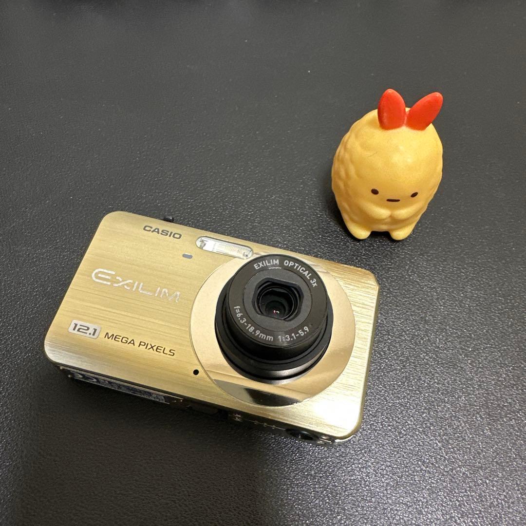 CASIO EXILIM ZOOM EX-Z90ゴールド　動作確認済　中古良品