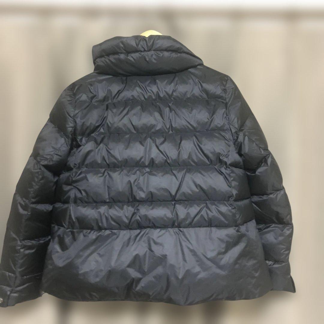 美品✨ドゥクラッセダウンジャケット艶AirダウンスタンドカラーコートXL大きめ黒