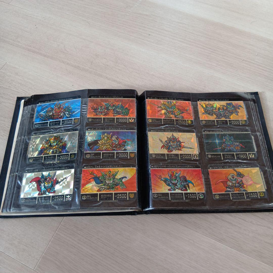 【断捨離】SDガンダムカードダスアルバム　プリズムカード130枚（@480円）