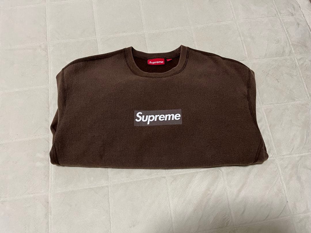 トップス Supreme Washed Box Logo Crewneck