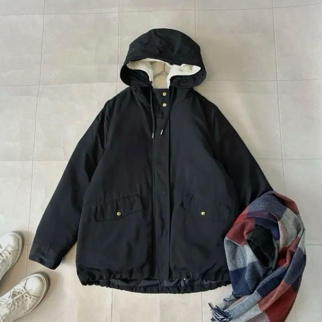 極美品 バンヤードストーム♡3WAY ライナーフーディジャケット ダウン 黒 1